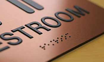 Custom and Standard ADA Signs with Braille