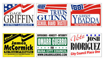 Politcal Sign Collection