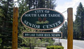 Sandblasted Signs - South Lake Tahoe Senior Center
