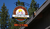 Sandblasted Signs - Tahoe Pool Service