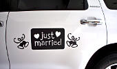 Car Magnets - Just Married