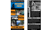 Rack Cards - wanna ride tahoe