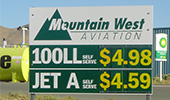 Menu Signs - mountain west menu sign