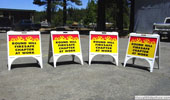 A-Frames and Sandwich Boards - Roundhill Fire Safe