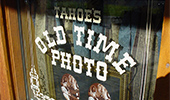 Vinyl Lettering - old time photo window vinyl