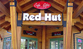 Channel Letter - red hut sign