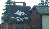 Free Standing Signs - highland inn free standing sign