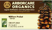 Business Cards - Arborcare Organics