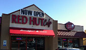 Building Signs - Red Hut Cafe - Carson