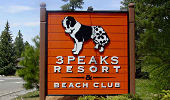 Free Standing Signs - 3 Peaks Resort