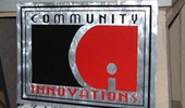 Metal Sign with Vinyl 02