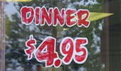 Dinner 4.95
