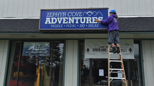 Backlit Sign Installation