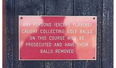 Funny Sign - Balls Removed